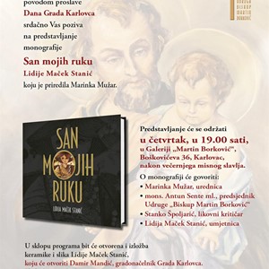 Predstavljanje monografije "San mojih ruku" u Nacionalnom svetištu sv. Josipa u Karlovcu